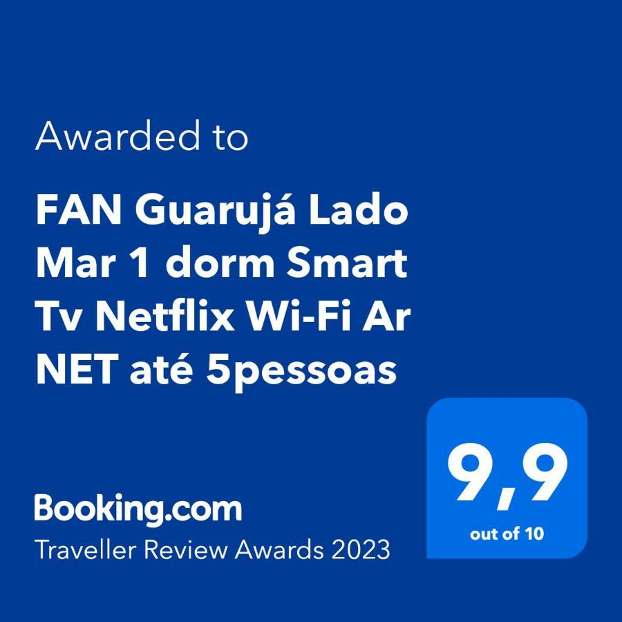 Enseada Lado Fan 1 Dorm Tv Netflix Wi-fi Ar Ate 5 Pessoas Apartamento Guarujá